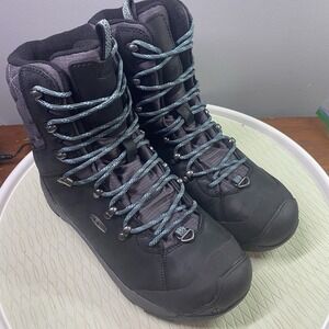 Keen Women's Revel IV High Polar Winter Waterproof Black Boot Sz.9.5US EUC